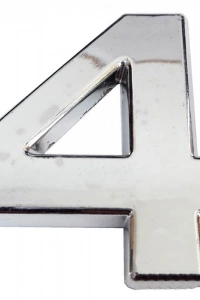 Cemax Krom Yapışkanlı 4 Rakamı 5 cm