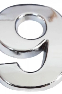 Cemax Krom Yapışkanlı 9 Rakamı 5 cm