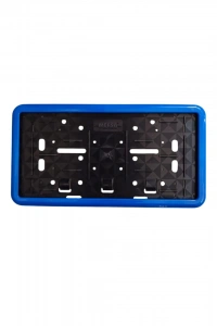 Çerçeveli Dikdörtgen  Plakalık Plaka Altlığı Mavi 32X17cm 1 Adet