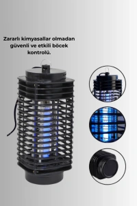 Çevre Dostu Elektrikli Sivrisinek Öldürücü Lamba – 50m² Etki Alanı