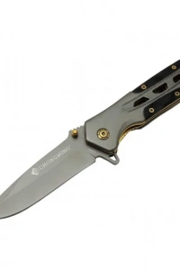 Chongming CM84 Çakı Titanyum Gold 20 cm Manuel, Kemerlikli