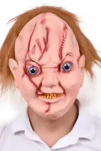 Chucky Saçlı Lateks Maske