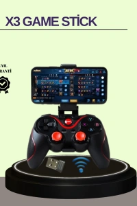 Çift Analog Joystick ve 14 Tuşlu Bluetooth Oyun Kumandası