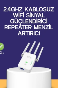 Çift Bantlı Otomatik Kurulum WiFi Repeater Menzil Genişletici