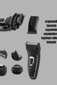 Çift Başlıklı Taşınabilir Tıraş Cihazı