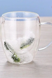 Çift Cidarli Çam Bardak