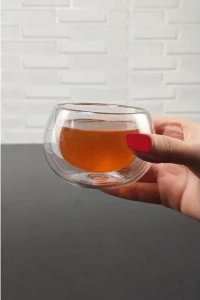 Çift Cidarlı Cam Reçellik 6 Adet