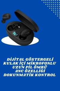 Çift Kulaklık Kampanyası Dokunmatik Kontrol Kulak İçi Yüksek Ses Kaliteli Mikrofonlu