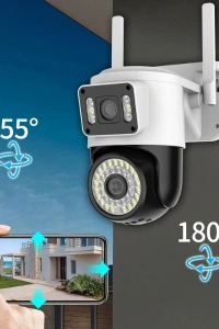 Çift Lensli Dış Mekan Wi-Fi Kamera