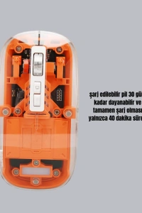 Çift Modlu Fare – USB Alıcılı ve Bluetooth Bağlantılı