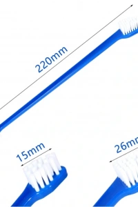 ÇIFT TARAFLI HAYVAN DIŞ FİRÇASI 4 LÜ SET