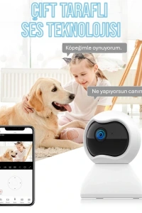 Çift Taraflı Ses Özellikli Wi-Fi Kamera