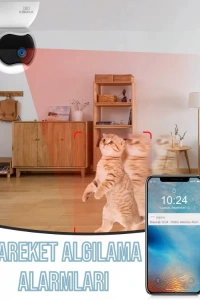 Çift Taraflı Ses Özellikli Wi-Fi Kamera