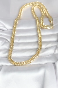 CM 14K Gold Renk Kalın Zincir Model 60 cm Kadın Kolye