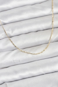 CM 14K Gold Renk Kesme Model 60 cm Kadın Kolye