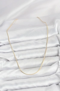 CM 14K Gold Renk Yılan Zincir Model Kadın Kolye