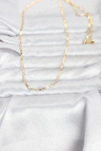 CM 14K Gold Renk Zincir Model 60 cm Kadın Kolye