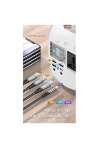 CN01 Powerbank 45.000 mAh Kamp Şarj PD - Beyaz