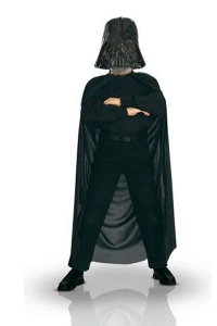 Çocuk Boy Darth Vader Maskesi ve Pelerin Seti
