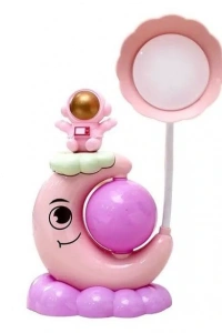 Çocuk Odası Ay ve Astronot Desenli Gece Lambası