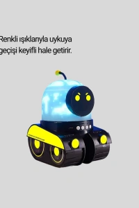 Çocuk Odası İçin Müzikli ve Işıklı Robot Projektör