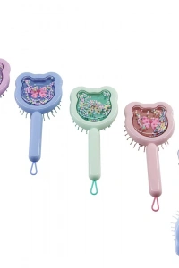 Çocuk Saç Tarağı - Sevimli Kedi Tasarımlı - Plastik