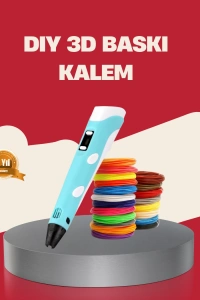 Çocuklar İçin Güvenli 3D Yazıcı Kalem