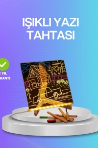 Çocuklar ve Yetişkinler İçin USB LED Işıklı Çizim Panosu