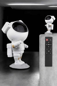 Çocuklara Özel Projeksiyon Astronot Lamba Speaker Sevimli