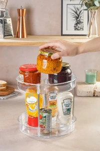 Çok Amaçlı Dönebilen 2 Katlı Organizer