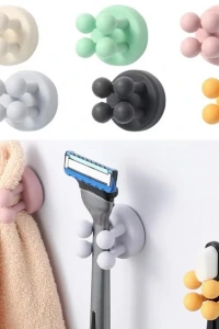 Çok Amaçlı Duvara Yapıştırılabilir Pratik Tutucu