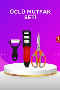 Çok Amaçlı Mutfak Makas Seti – Paslanmaz Çelik ve Ergonomik Tasarım