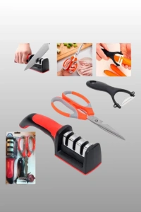 Çok Amaçlı Mutfak Makas Seti – Paslanmaz Çelik ve Ergonomik Tasarım