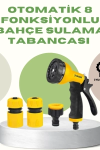 Çok Fonksiyonlu Bahçe Sulama Tabancası Ergonomik Basınçlı Sprey