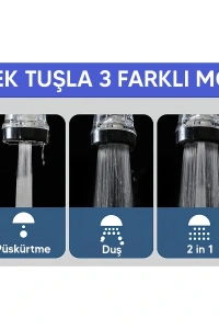 Çok Fonksiyonlu Musluk Başlığı
