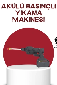 Çok Fonksiyonlu Şarjlı Basınçlı Yıkama Tabancası Ev Araç Bahçe
