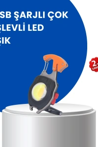 Çok Modlu LED Işıklı Pratik Anahtarlık