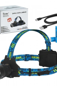 Cree P360 12.000 Lümen Şarjlı Kafa Lambası WT-627