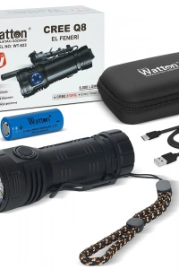 Cree Q8- XQG 8+1 Led Şarjlı El Feneri WT-623