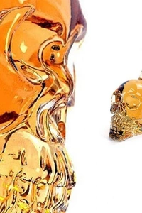 Crystal Head Kuru Kafa Cam Şişe 350 Ml