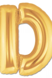 D Harf Folyo Balon Altın Renk 40 inç