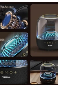 D33 Siyah Taşınabilir Kablosuz Bluetooth Hoparlör