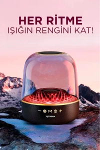 D33 Siyah Taşınabilir Kablosuz Bluetooth Hoparlör