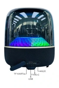 D33 Siyah Taşınabilir Kablosuz Bluetooth Hoparlör