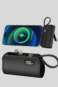 Dahili Type-C Konektörlü Mini 2000mAh Powerbank