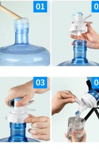 Damacana Musluk Başlığı ve Metal Ayak Stand Seti