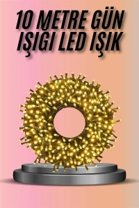 Dekoratif Aydınlatma Ampüllü 10 Metre Gün Işığı Şerit Led