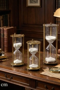 Dekoratif Cam Kum Saati 7x16 cm