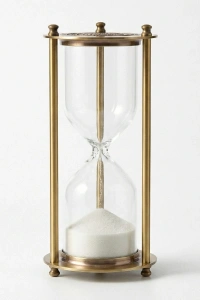 Dekoratif Cam Kum Saati 7x18 cm