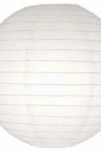 Dekoratif Çin Feneri – Kağıt Lamba - Beyaz - DEV BOY